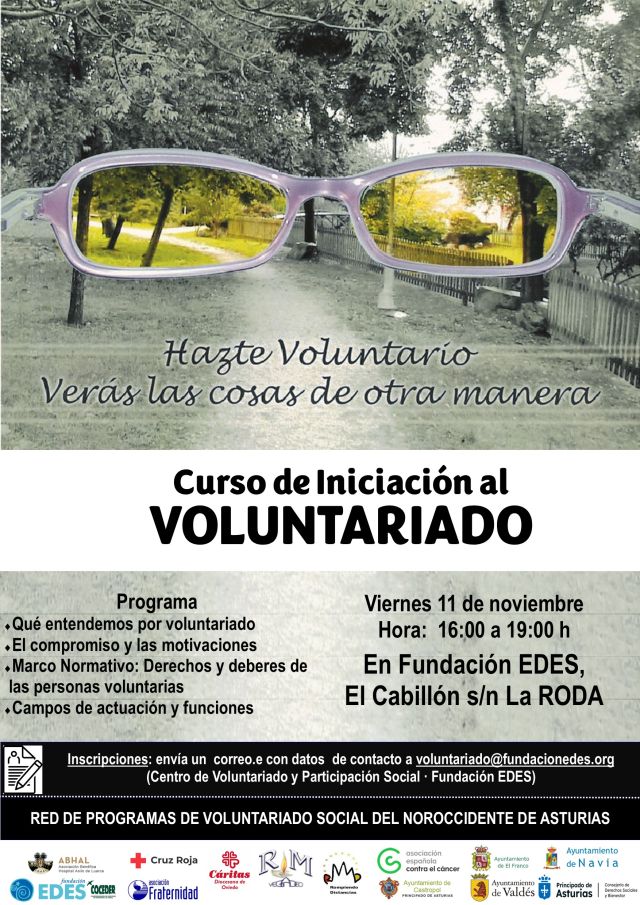 Curso de Iniciación al Voluntariado en el Noroccidente. 11nov22