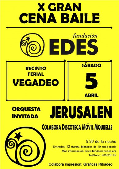 La Cena Baile de Fundación Edes cumple diez años el 5 de abril